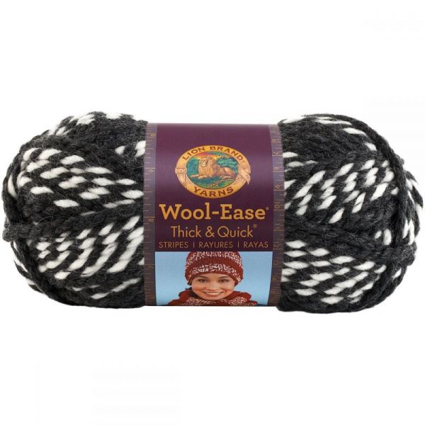 NOTM061922 Lion Brand Wool-Ease Thick & Quick Yarn - Hoyas Stripes