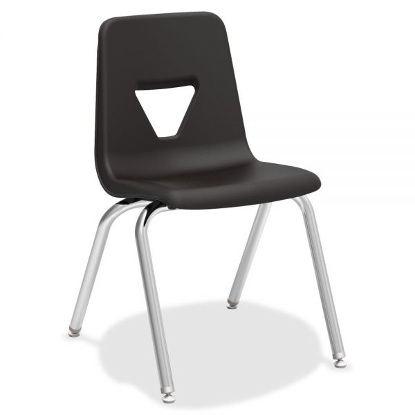 LLR99891 Lorell Plastic Stacking Student Chairs