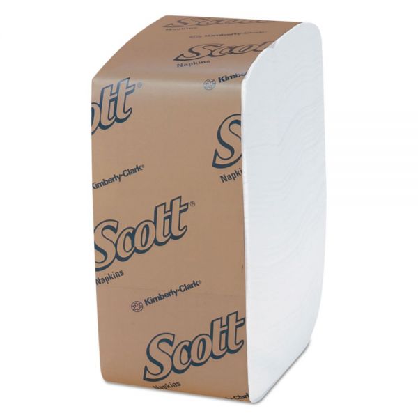 KCC98750 Scott Mini-Fold Dispenser Napkins, 1-Ply, 13 x 12, White, 250/Pack, 24 Packs/Carton