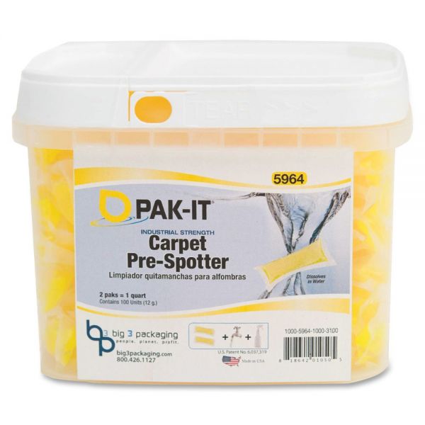 BIG59641004 PAK-IT Carpet Pre-Spotter Paks