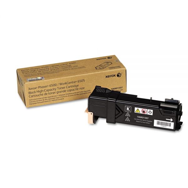 XER106R01597 Xerox 106R01597 High-Yield Toner, 3000 Page-Yield, Black