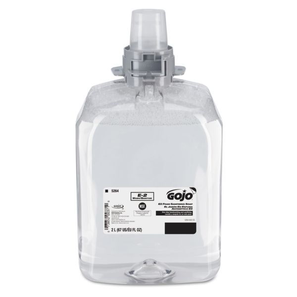 GOJ526402 GOJO E2 Foam Sanitizing Soap, 2000 ml Refill