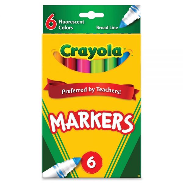 CYO587748 Crayola Classic Broad Line Fluorescent Markers