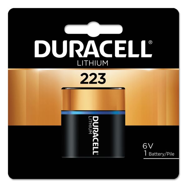 DURDL223ABPK Duracell Ultra High Power Lithium Battery, 223, 6V, 1/EA