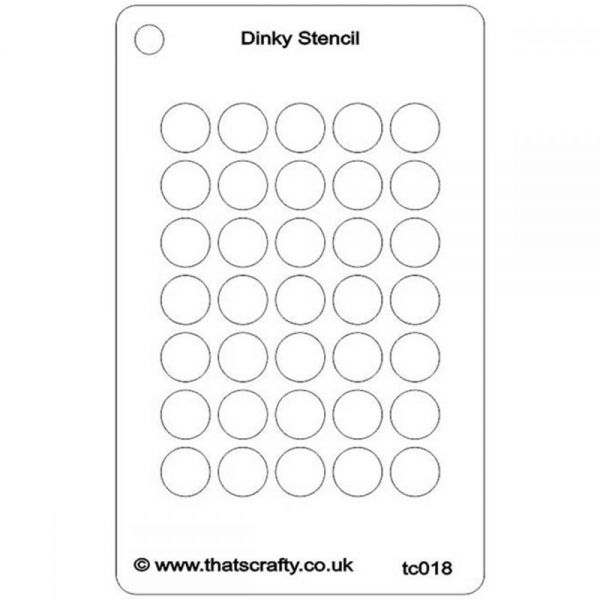NOTM369769 That's Crafty Dinky Stencil 3"X4.75"