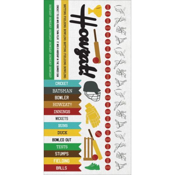 NOTM436196 Game On! Cardstock Stickers 6"X12"