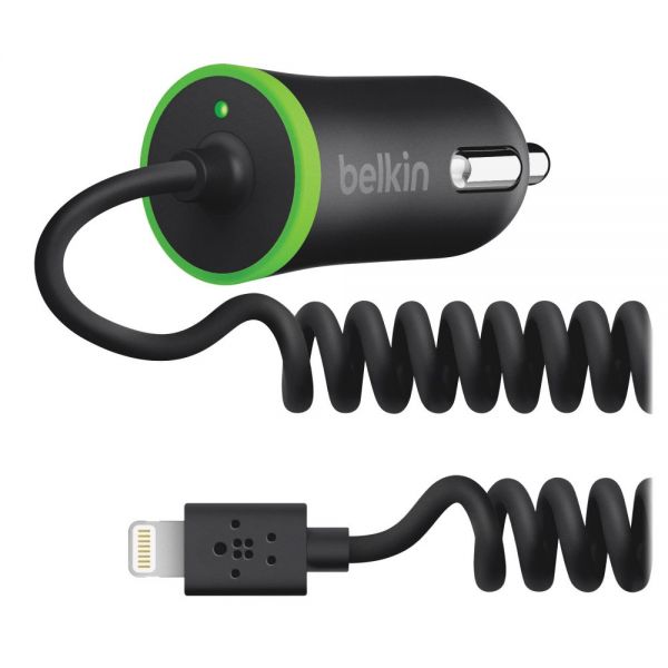 BLKF8J074BTBLK Belkin Lightning Cable Car Charger
