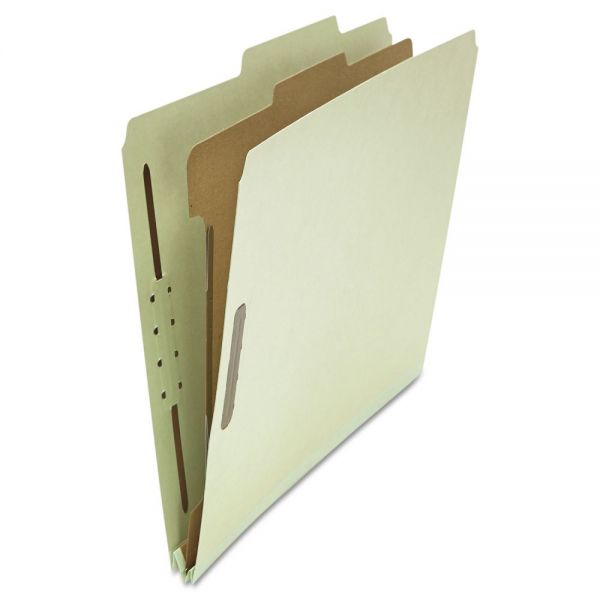 Universal FourSection Pressboard Classification Folders, 1 Divider