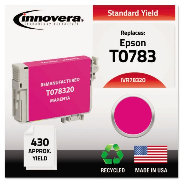 IVR78320 Innovera Remanufactured Epson T0783 Ink Cartridge