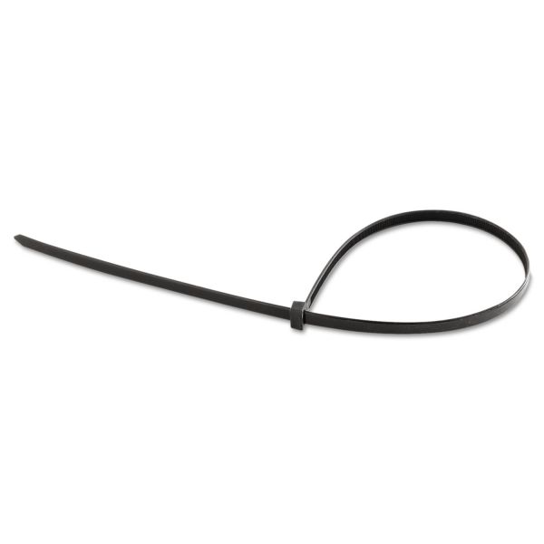 GDB46424UVB GB UVB Heavy-Duty Cable Ties, 24", 175 lb, UV Black, 50/Pack