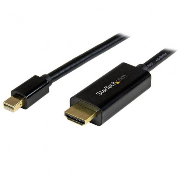 SYNX4172285 StarTech.com Mini DisplayPort to HDMI converter cable - 3 ft (1m) - 4K