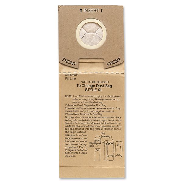 EUR61125A12CT Electrolux Sanitaire Disposable Bags For Sanitaire Multi-Pro 2 Motor Lightweight Upright Vac, 3/Pack