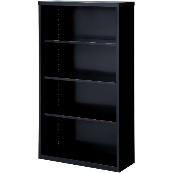 LLR41288 Lorell Fortress Series 4-Shelf Steel Bookcase