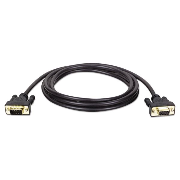 TRPP510010 Tripp Lite VGA Monitor Extension Cable, HD15 Female to HD15 Male,10 ft, Black