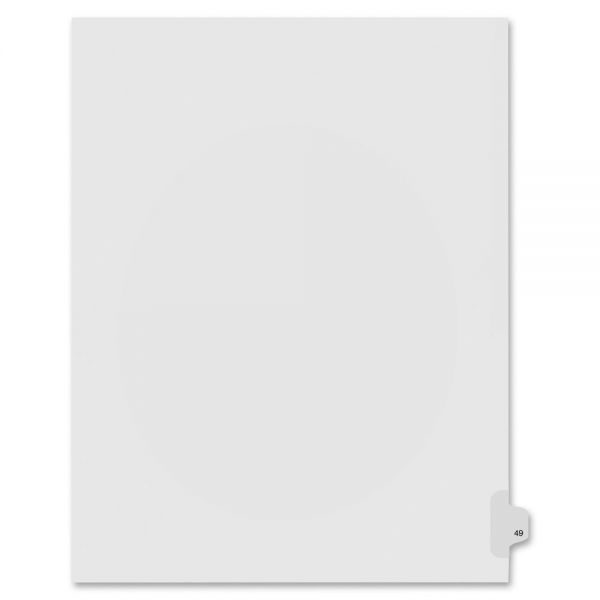 KLF91049 Kleer-Fax 90000 Series Side-Tab Legal Index Dividers