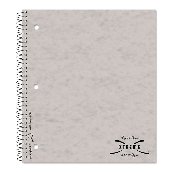 RED31987 National Subject Wirebound Notebook, College/Margin Rule, 11 x 8 7/8, White, 80 Sheets