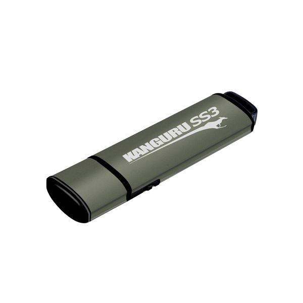 SYNX3928622 Kanguru SS3 USB3.0 Flash Drive with Physical Write Protect Switch, 16G