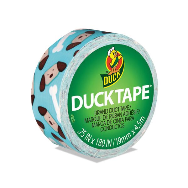 DUC282662 Duck Ducklings DuckTape, 9 mil, 3/4" x 180", Dog Bone