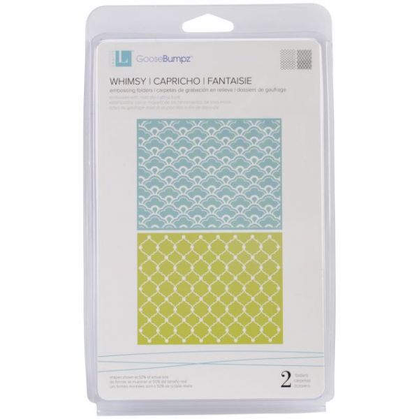 NOTM277432 Goosebumpz A2 Embossing Folders 2/Pkg