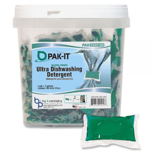 BIG55051004 PAK-IT Ultra Dish Soap Paks