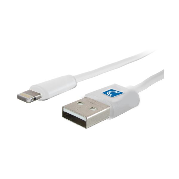 IGRMZG7476 Comprehensive Lightning Male to USB A Male Cable White 3ft