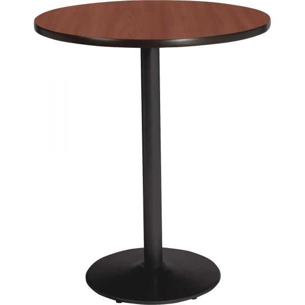 LLR89062 Lorell Bistro-Height Laminate Table with Base