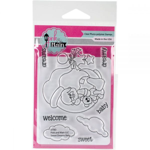 NOTM440592 Pink & Main Clear Stamps 3"X4"