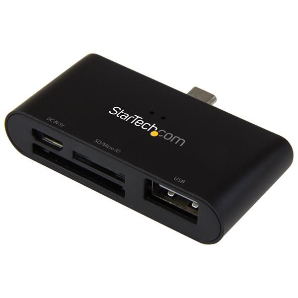 SYNX4158758 StarTech.com On-the-Go USB card reader for mobile devices - supports SD & Micro SD cards