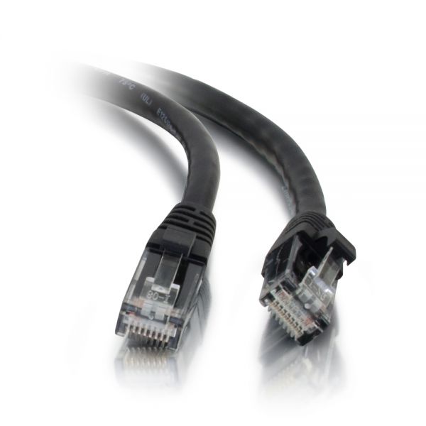 SYNX1612569 14ft Cat5e Snagless Unshielded (UTP) Ethernet Network Patch Cable - Black