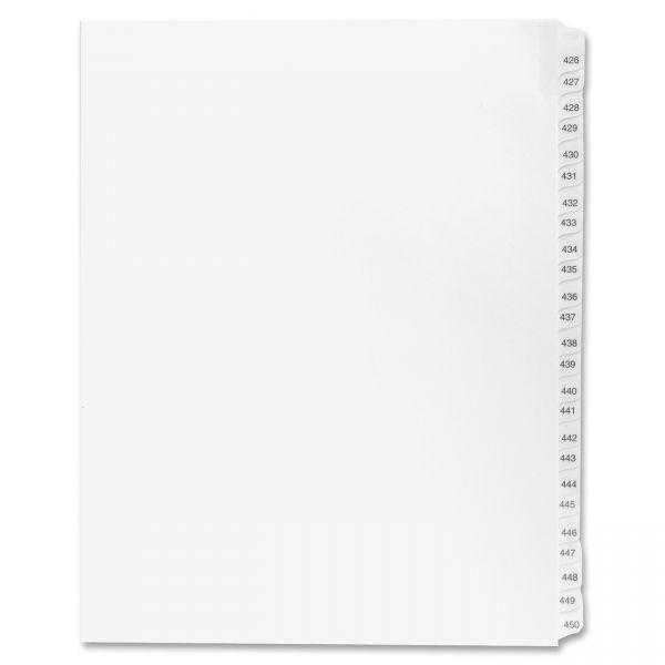 KLF91918 Kleer-Fax 90000 Series Side-Tab Legal Index Dividers