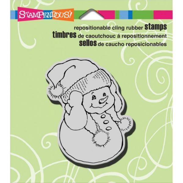 NOTM096098 Stampendous Christmas Cling Rubber Stamp 3.5"X4" Sheet