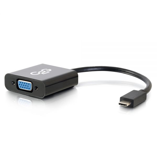 SYNX4302043 C2G USB 3.1 USB-C to VGA Video Adapter-Black (TAA Compliant)
