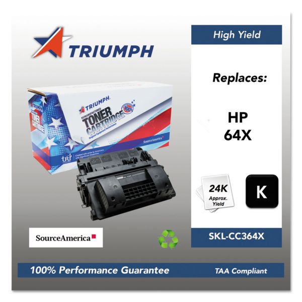 SKLCC364X Triumph 751000NSH0965 Remanufactured CC364X (64X) High-Yield Toner, Black