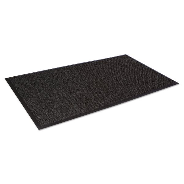 CWNSSR046CH Crown Super-Soaker Wiper Mat w/Gripper Bottom, Polypropylene, 45 x 68, Charcoal