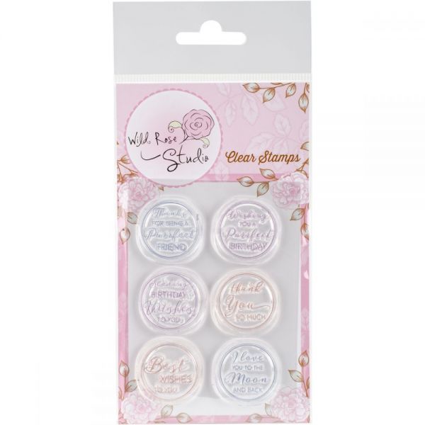 NOTM377174 Wild Rose Studio Ltd. Clear Stamp 3.5"X3"
