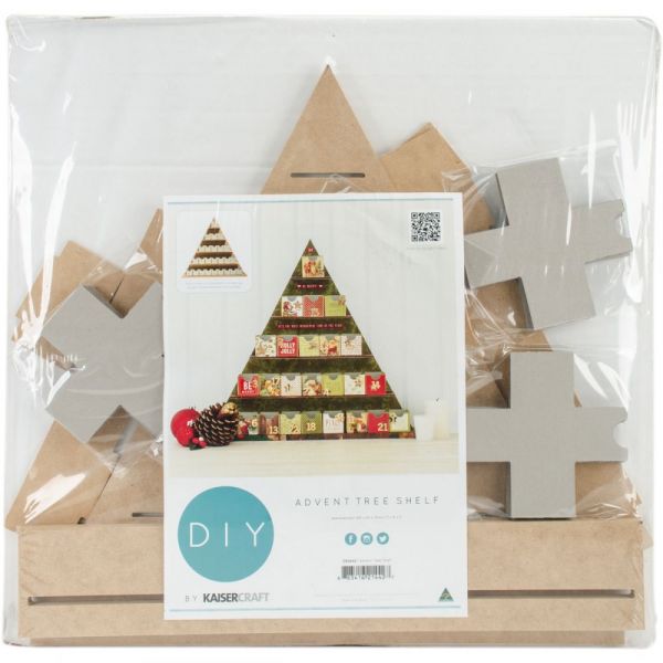 NOTM383135 Beyond The Page MDF Shelf Tree Advent Calendar
