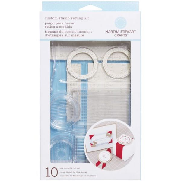NOTM453960 Martha Stewart Custom Stamp Setting Kit