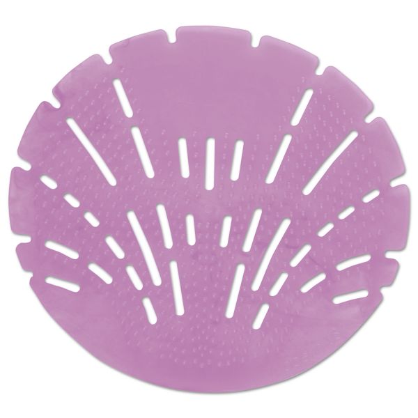 BGD629 Big D Industries Pearl 3D Urinal Screen, 0.125 oz, Lavender Lace Scent, 10/Box