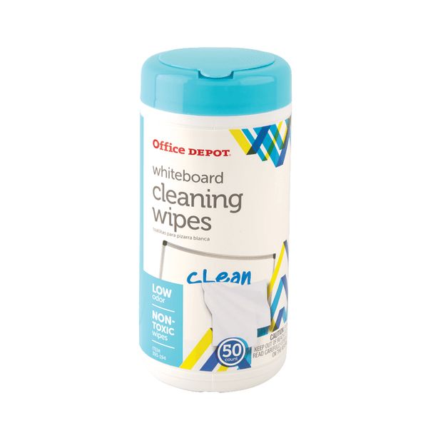 DryErase Board Cleaning Wipes, 6" x 9", Pack Of 50