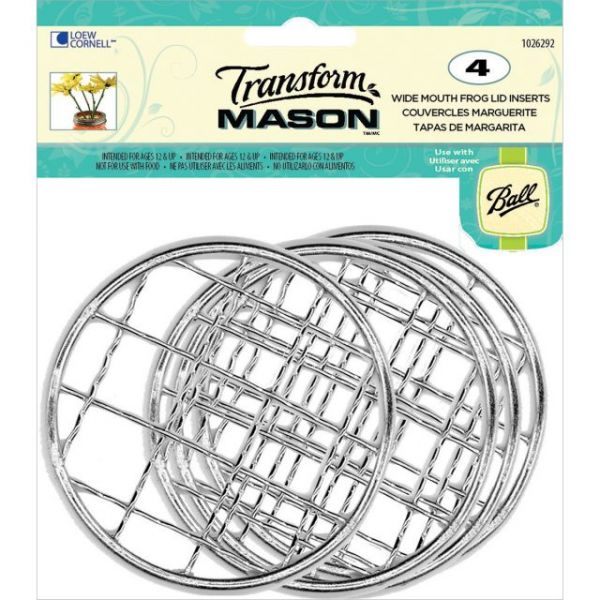 NOTM439328 Transform Mason Ball Lid Inserts 4/Pkg
