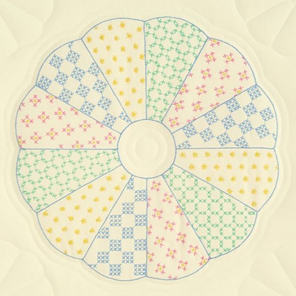NOTM417161 Jack Dempsey Stamped Ecru Quilt Blocks