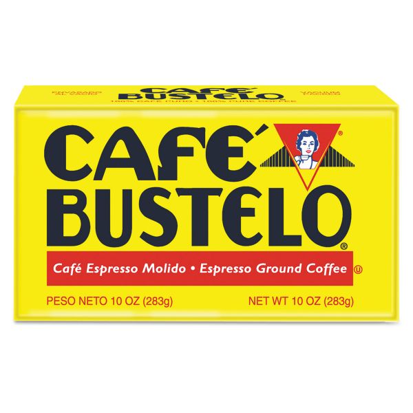 FOL01720CT Café Bustelo Coffee, Espresso, 10 oz Brick Pack, 24/Carton