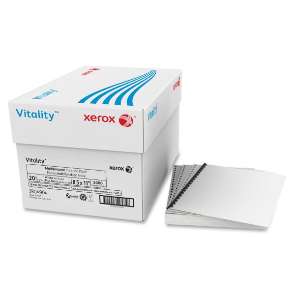 XER3R04904 Xerox 19 Hole-Punched Multi-Purpose White Copy Paper