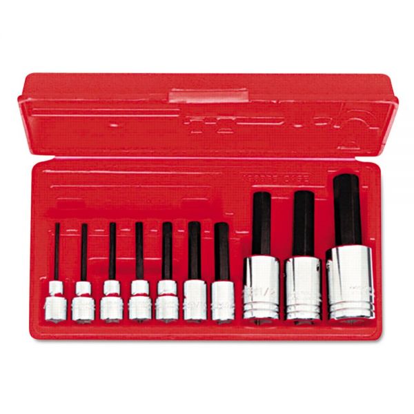 PTO4900A PROTO 10-Piece Hex-Bit Socket Set, For 3/8" and 1/2" Drives