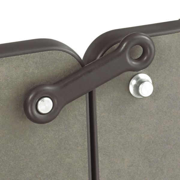 SAF2060BL Safco Ganging Connector Set, 1 lb., Black