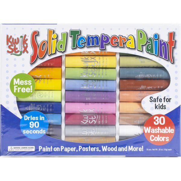 Kwik Stix Tempera Paint Art Set 30/Pkg