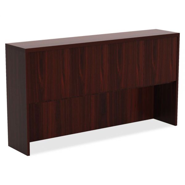 LLR34318 Lorell Chateau Series Mahogany Laminate Desking