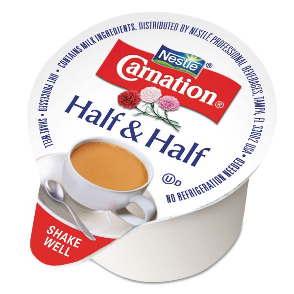 NES18894 Carnation Half & Half, 0.304 oz Cups, 360/Carton