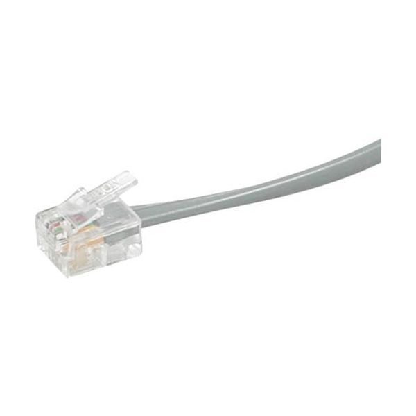 SYNX1966389 C2G 25ft RJ11 6P4C Straight Modular Cable