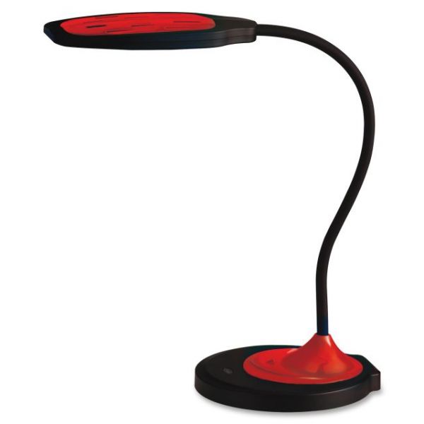 LLR21595 Lorell USB Charger LED Table Lamp